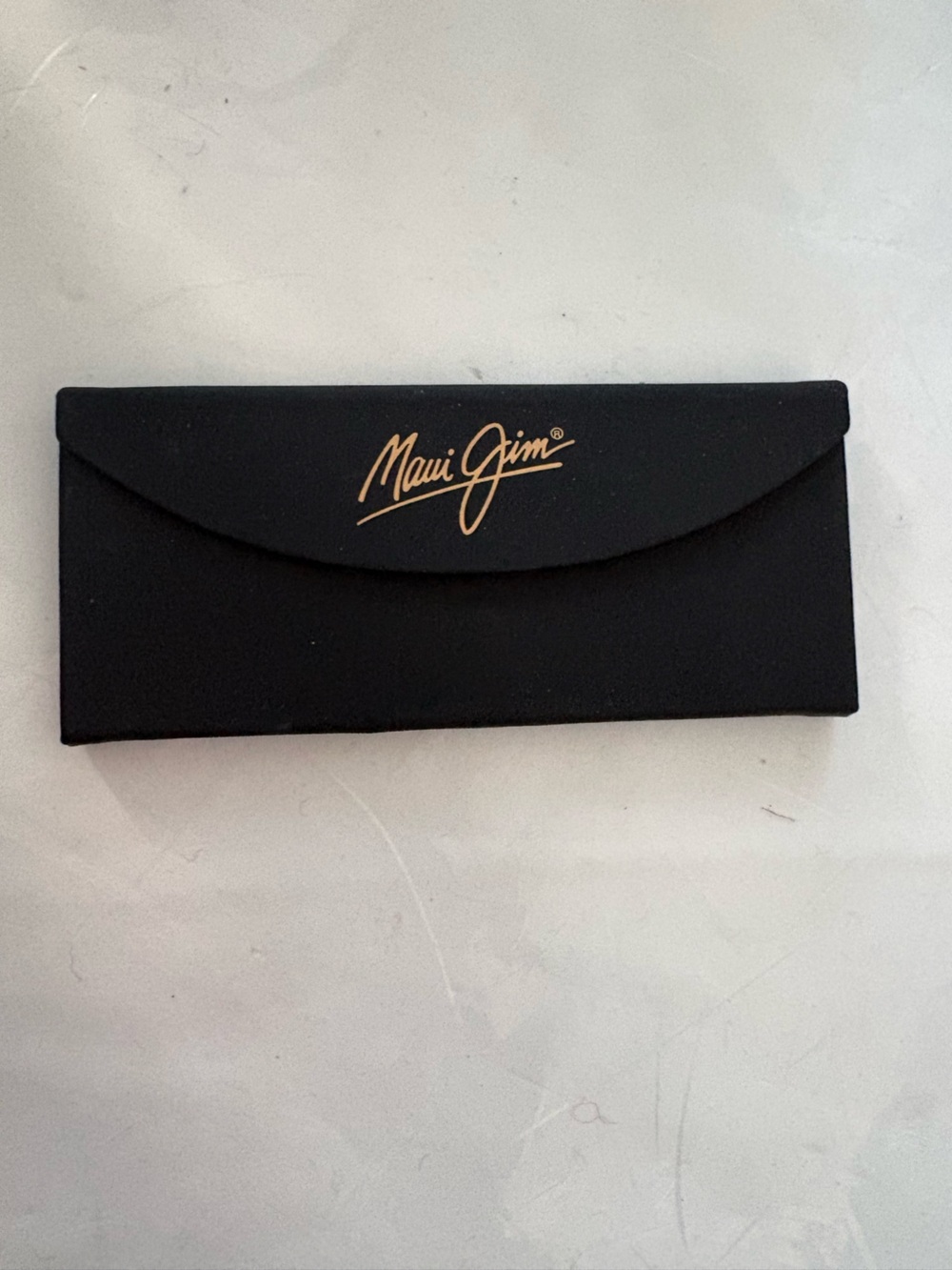 Maui Jim Tri-Fold Hard Black Sunglass Eye Glass Holder